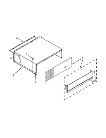 Top Grille And Unit Cover Parts parts for Jenn-Air Side-By-Side Refrigerator JS48SEDUDW20 from AppliancePartsPros.com