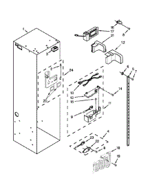Refrigerator Liner Parts parts for Jenn-Air Side-By-Side Refrigerator JS48SEDUDW20 from AppliancePartsPros.com