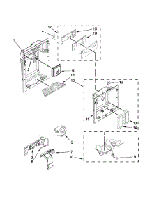 Dispenser Parts parts for Jenn-Air Side-By-Side Refrigerator JS48SEDUDW20 from AppliancePartsPros.com