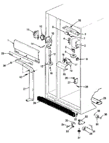 Fresh Food Compartment parts for Jenn-Air Side-By-Side Refrigerator JRSD246B/MAQ81A from AppliancePartsPros.com