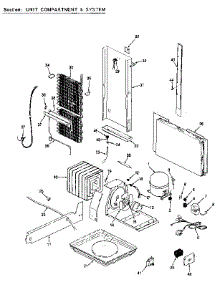 Unit Parts parts for Jenn-Air Side-By-Side Refrigerator JRSD246B/MCQ82A from AppliancePartsPros.com