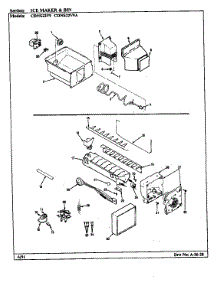 Ice Maker & Bin (Cdns22v9 / Br35e) (Cdns22v9 / Br35f) (Cdns22v9a / Br36e) (Cdns22v9a / Br36f) parts for Maytag Refrigerator CDNS22V9A/BR35E from AppliancePartsPros.com