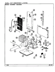 Unit Compartment & System parts for Maytag Refrigerator BS24X9DV/DN91A from AppliancePartsPros.com