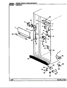 Fresh Food Compartment parts for Maytag Refrigerator HRNS2419/BP88B from AppliancePartsPros.com