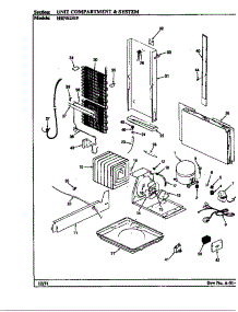 Unit Compartment & System parts for Maytag Refrigerator HRNS2419/BP88B from AppliancePartsPros.com