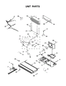 Unit Parts parts for Maytag Bottom-Mount Refrigerator MFF2558FEZ02 from AppliancePartsPros.com