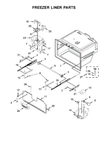 Freezer Liner Parts parts for Maytag Bottom-Mount Refrigerator MFI2570FEZ04 from AppliancePartsPros.com