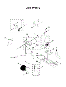 Unit Parts parts for Jenn-Air Bottom-Mount Refrigerator JFFCC72EFS02 from AppliancePartsPros.com