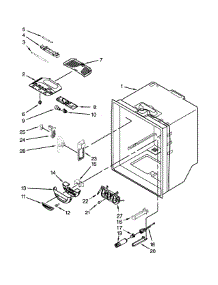 Refrigerator Liner Parts parts for Jenn-Air Bottom-Mount Refrigerator JFC2290RTB00 from AppliancePartsPros.com