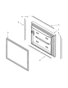 Freezer Door Parts parts for Jenn-Air Bottom-Mount Refrigerator JFC2290RTB00 from AppliancePartsPros.com