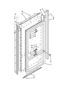 Cabinet Trim Parts parts for Jenn-Air Bottom-Mount Refrigerator JF42SSFXDA01 from AppliancePartsPros.com