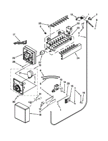 Icemaker Parts parts for Jenn-Air Bottom-Mount Refrigerator JF42SSFXDA01 from AppliancePartsPros.com