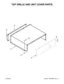 Top Grille And Unit Cover Parts parts for Jenn-Air Refrigerator JB36NXFXRE01 from AppliancePartsPros.com