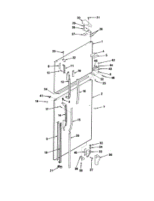 Door (Outer) parts for Maytag Top-Mount Refrigerator RTD17A-AH31D from AppliancePartsPros.com
