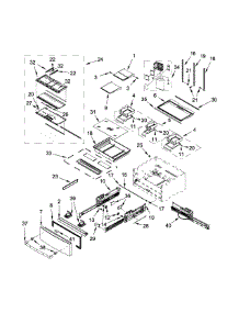 Shelf Parts parts for Jenn-Air Bottom-Mount Refrigerator JFX2897DRP01 from AppliancePartsPros.com