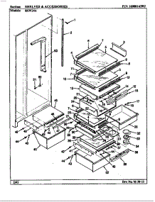 Shelves & Accessories (Rsw24a / Am81e) (Rsw24a / Am81f) (Rsw24a / Bm81a) (Rsw24a / Bm81b) (Rsw24a / Bm81c) parts for Maytag Refrigerator ERSW24A/BM81A from AppliancePartsPros.com