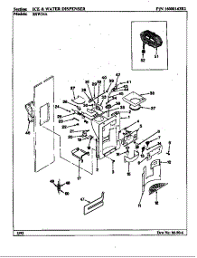Ice & Water Dispenser (Rsw24a / Am81e) (Rsw24a / Am81f) (Rsw24a / Bm81a) (Rsw24a / Bm81b) (Rsw24a / Bm81c) parts for Maytag Refrigerator ERSW24A/BM81A from AppliancePartsPros.com