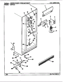Fresh Food Compartment (Rsw24a / Am81e) (Rsw24a / Am81f) (Rsw24a / Bm81a) (Rsw24a / Bm81b) (Rsw24a / Bm81c) parts for Maytag Refrigerator ERSW24A/BM81A from AppliancePartsPros.com