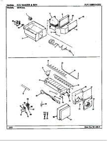 Ice Maker & Bin (Ersw24a / Am81e) (Ersw24a / Am81f) (Ersw24a / Bm81a) (Ersw24a / Bm81b) (Ersw24a / Bm81c) parts for Maytag Refrigerator ERSW24A/BM81A from AppliancePartsPros.com