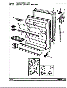 Fresh Food Door (Hrnt1919 / Bf57a) (Hrnt1919 / Bf57b) (Hrnt1919a / Bf60a) (Hrnt1919 / Bf60a) (Hrnt1919 / Bf65b) parts for Maytag Refrigerator HRNT1919/BF60A from AppliancePartsPros.com