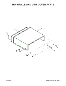 Top Grille And Unit Cover Parts parts for Jenn-Air Side-By-Side Refrigerator JS48NXFXDE01 from AppliancePartsPros.com