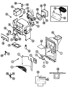 Ice & Water Dispenser (Rsw2200cae / Dm36b) (Rsw2200cal / Dm37b) (Rsw2200caw / Dm31b) parts for Maytag Refrigerator RSW2200CAL/DM31B from AppliancePartsPros.com