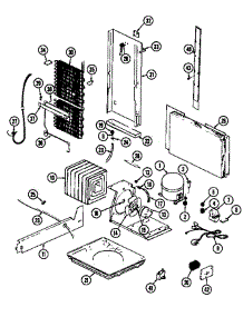 Unit Compartment & System (Rsw2200cae / Dm36b) (Rsw2200cal / Dm37b) (Rsw2200caw / Dm31b) parts for Maytag Refrigerator RSW2200CAL/DM31B from AppliancePartsPros.com