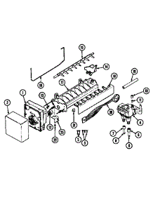 Ice Maker (Rsw2200cae / Dm36b) (Rsw2200cal / Dm37b) (Rsw2200caw / Dm31b) parts for Maytag Refrigerator RSW2200CAL/DM31B from AppliancePartsPros.com