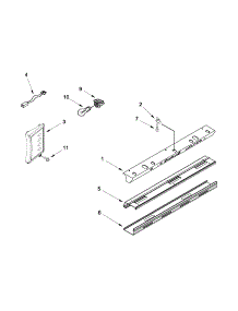 Control Panel Parts parts for Jenn-Air Side-By-Side Refrigerator JS48SEDUDW15 from AppliancePartsPros.com