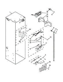 Refrigerator Liner Parts parts for Jenn-Air Side-By-Side Refrigerator JS48SEDUDW15 from AppliancePartsPros.com