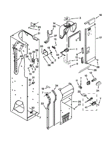 Freezer Liner And Air Flow Parts parts for Jenn-Air Side-By-Side Refrigerator JS48SEDUDW15 from AppliancePartsPros.com