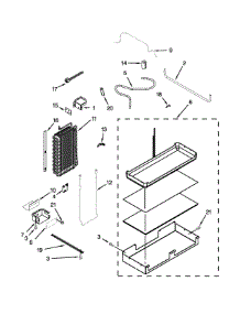 Lower Unit And Tube Parts parts for Jenn-Air Side-By-Side Refrigerator JS42PPDUDE00 from AppliancePartsPros.com