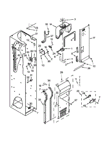 Freezer Liner And Air Flow Parts parts for Jenn-Air Side-By-Side Refrigerator JS48SSDUDE00 from AppliancePartsPros.com