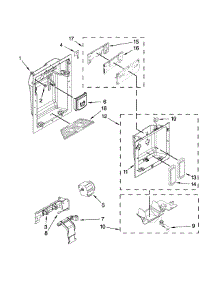 Dispenser Parts parts for Jenn-Air Side-By-Side Refrigerator JS48SSDUDE00 from AppliancePartsPros.com