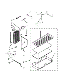 Lower Unit And Tube Parts parts for Jenn-Air Side-By-Side Refrigerator JS48SSDUDE00 from AppliancePartsPros.com