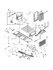 Unit Parts parts for Jenn-Air Side-By-Side Refrigerator JSC24C8EAM02 from AppliancePartsPros.com