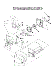 Motor And Ice Container Parts parts for Maytag Bottom-Mount Refrigerator MFI2569VEB0 from AppliancePartsPros.com