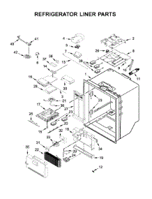 Refrigerator Liner Parts parts for Maytag Bottom-Mount Refrigerator MFT2776FEZ01 from AppliancePartsPros.com