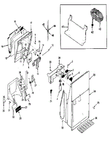 Ice & Water Dispenser parts for Jenn-Air Side-By-Side Refrigerator JRSD246B/MBQ81A from AppliancePartsPros.com