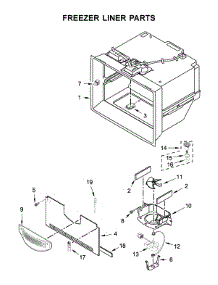 Freezer Liner Parts parts for Maytag Bottom-Mount Refrigerator MFT2776FEZ01 from AppliancePartsPros.com