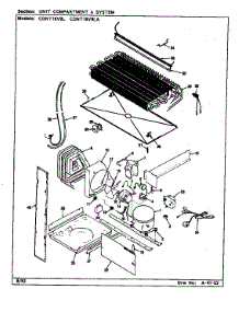 Unit Compartment & System parts for Maytag Refrigerator CDNT18V9LA/CC45A from AppliancePartsPros.com