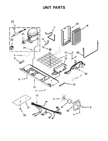 Unit Parts parts for Maytag Side-By-Side Refrigerator MSS26C6MFZ01 from AppliancePartsPros.com