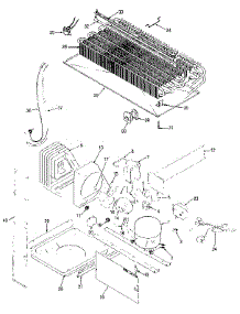 Unit Compartment & System parts for Jenn-Air Top-Mount Refrigerator JRT196B/MAJ55C from AppliancePartsPros.com