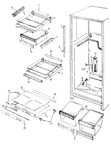Shelves & Accessories parts for Jenn-Air Top-Mount Refrigerator JRT196B/MAJ55C from AppliancePartsPros.com