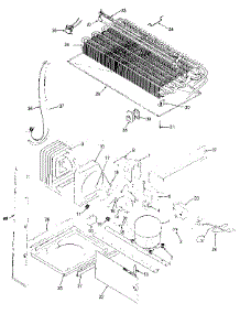 Unit Compartment & System parts for Jenn-Air Top-Mount Refrigerator JRT196B/MBJ55B from AppliancePartsPros.com