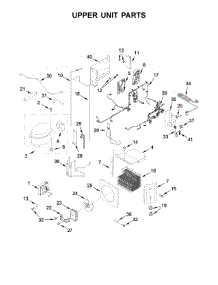 Upper Unit Parts parts for Jenn-Air Bottom-Mount Refrigerator JF36NXFXDE00 from AppliancePartsPros.com