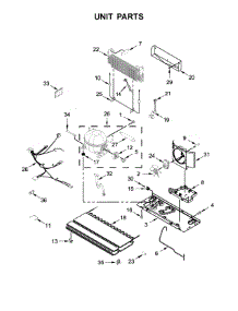 Unit Parts parts for Jenn-Air Bottom-Mount Refrigerator JFI2089AEP14 from AppliancePartsPros.com