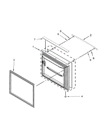 Freezer Door Parts parts for Jenn-Air Bottom-Mount Refrigerator JFC2290REY00 from AppliancePartsPros.com