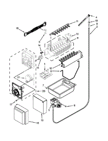Icemaker Parts parts for Jenn-Air Bottom-Mount Refrigerator JFC2290REY00 from AppliancePartsPros.com