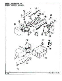 Ice Maker & Bin parts for Maytag Refrigerator GS24X9DV/DR85A from AppliancePartsPros.com